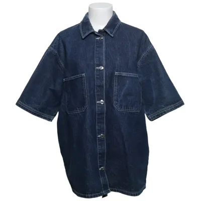 Chemise en jean (Bleu) de Topshop Coton