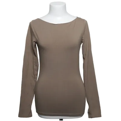 T-shirt à manches longues (Marron) de Casall Coton, Élasthane, Modal