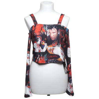 Crop top (Flerfärgad) från Elvis Presley Elastan, Polyester