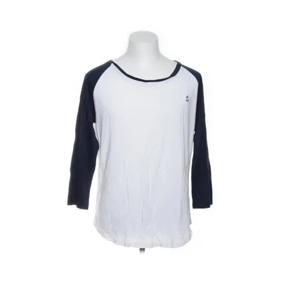 Baseball T-shirt (White, Blue) from Iconic Sport by Lager 157 Cotton, Modal