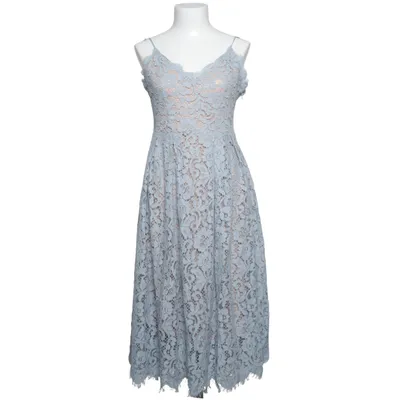 Jurk (Blauw, Beige) van H&M Party Polyamide, Katoen, Viscose, Lyocell, Polyester, Elastaan