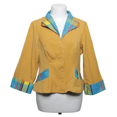 Blazer (Jaune, Multicolore) de Miss Candyfloss Coton, Élasthane, Polyester, Viscose
