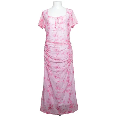 Långklänning (Rosa, Vit) från Shein Elastan, Polyester