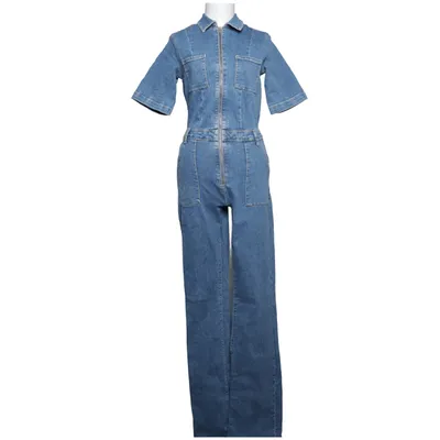 Combinaison (Bleu) de Mango Élasthane, Coton recyclé