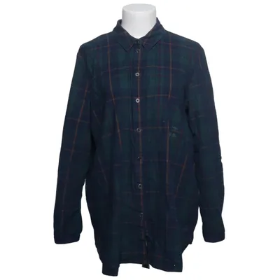 Flannel skjorte (Blå, Grøn, Flerfarvet) fra ESPRIT Organic Bomuld