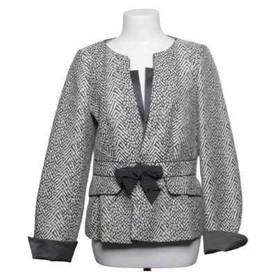 Blazer (Zwart, Wit) van Mart Visser Katoen, Elastaan, Polyester