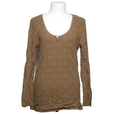 Top (Bruin) van Isla Ibiza Bonita Katoen, Elastaan, Polyamide