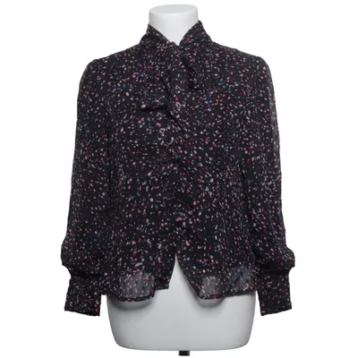 Blouse (Noir, Multicolore) de Aqua Polyester, Viscose