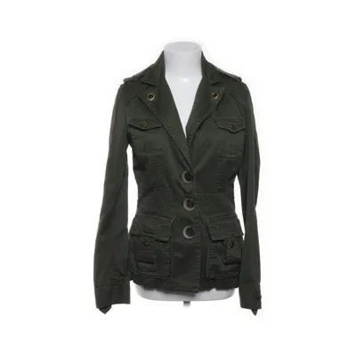 Safarijacka (Grön) från Zara Trafaluc Bomull