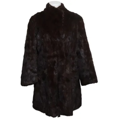 Veste en fourrure (Marron)