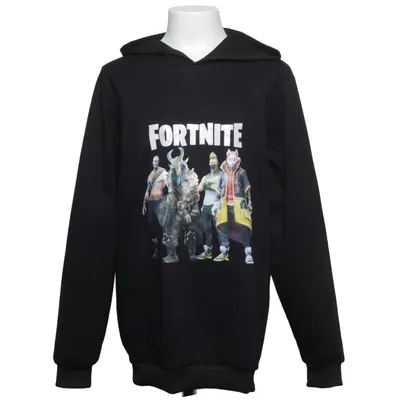 Sweat à capuche (Noir) de Fortnite Coton, Polyester