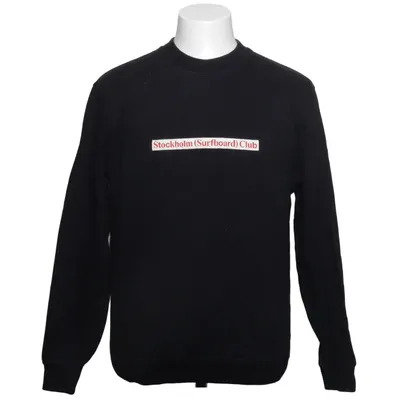 Sweatshirt (Schwarz) von Stockholm (Surfboard) Club Recycelte Baumwolle