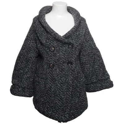 Manteau (Gris, Noir, Blanc) de Please Polyester, Laine
