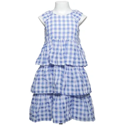 Dress (Blue, White) from Topo Cotton, Polyester
