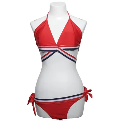 Bikini (Red, Multicolored) from Ozowo Elastane, Polyamide