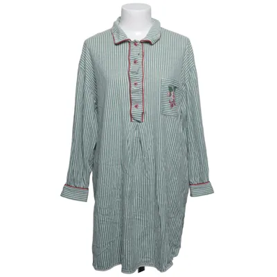 Chemise de nuit (Vert, Blanc) de Pompadour Coton