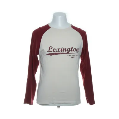 Honkball T-shirt (Beige, Rood) van Lexington Katoen