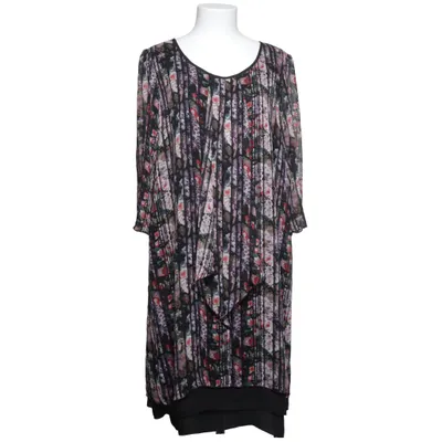 Klänning (Svart, Flerfärgad) från Kriss Polyester