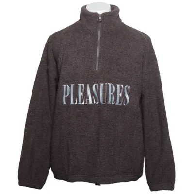 Fleece sweater (Brown) from Pleasures Cotton, Polyester