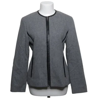 Blazer (Gris) de Jaeger Acétate, Cachemire, Viscose, Laine