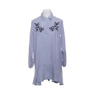 Shirt dress (Blue, White) from Aikha Cotton, Polyester