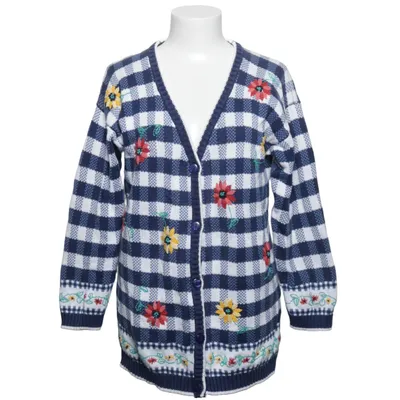 Cardigan (Blue, White, Multicolored) from Tulchan Cotton