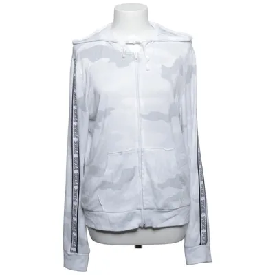 Sweat à capuche (Blanc, Gris) de Pink Élasthane, Polyester, Viscose