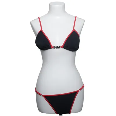 Bikini (Zwart, Rood) van Kerne.Milk Elastaan, Polyamide