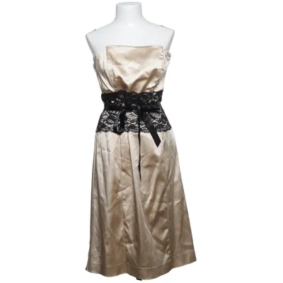 Robe de cocktail (Beige, Noir) de Oasis Acétate, Élasthane, Polyamide, Polyester