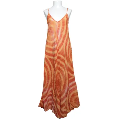 Robe longue (Orange, Rouge, Multicolore) de Stajl Coton