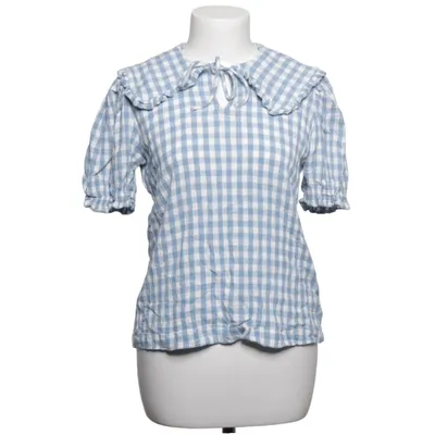 Haut (Bleu, Blanc) de C&A Coton, Lin, Viscose