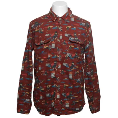 Chemise en flanelle (Rouge, Multicolore) de Obey Coton