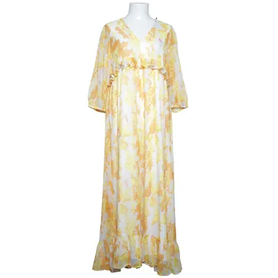 Maxi dress (Yellow, White, Multicolored) from YAS Recycled polyester