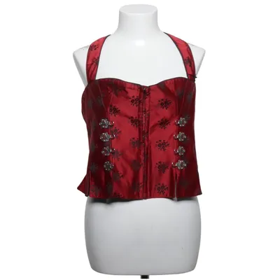 Tank Top (Red, Black) from Berwin & Wolff Acetate, Polyester