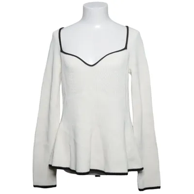 Peplum top (White) from H&M Trend Polyamide, Viscose