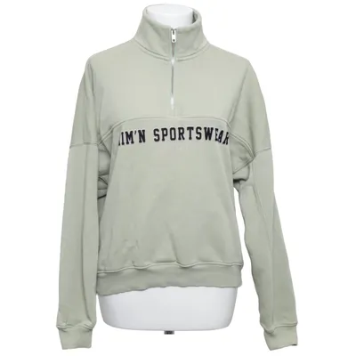 Collegetröja (Grön) från Aim'n Bomull, Polyamid