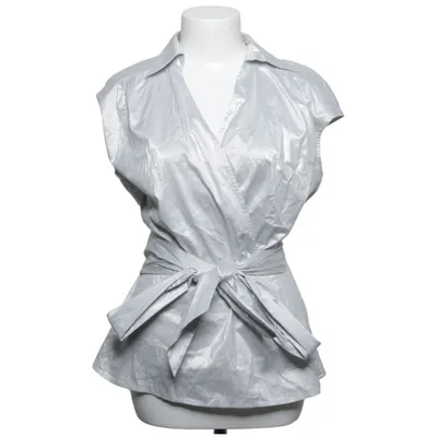 Blouse portefeuille (Argent) de Luisa Cerano Coton, Polyester