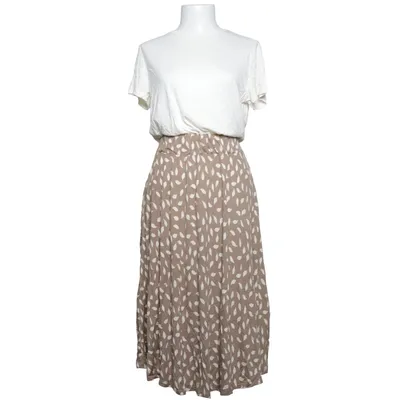 Dress (Beige, White) from Vivance Viscose