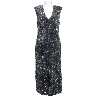 Evening gown (Silver, Black) from H&M Elastane, Polyester