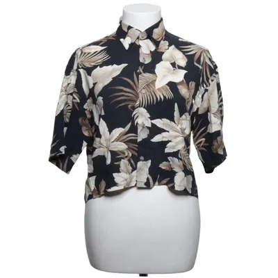 Kortärmad skjorta (Svart, Beige) från Moda Campia