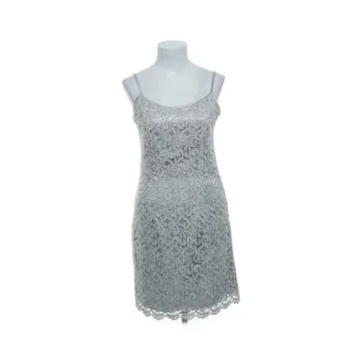 Cocktail dress (Gray) from YVE London Metallic fiber, Polyester