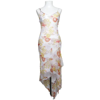 Jurk (Wit, Geel, Bruin) van Vivai Viscose