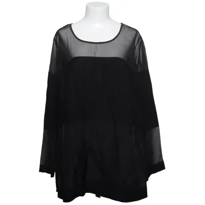 Blouse (Noir) de Selection by Ulla Popken Polyamide, Polyester, Viscose