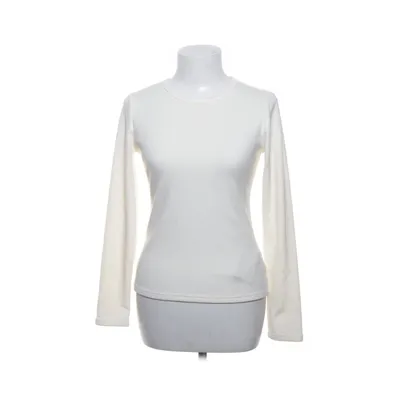 Långärmad t-shirt (Vit) från Dazy Elastan, Polyester