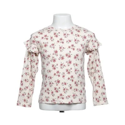Langærmet t-shirt (Beige, Rød) fra Creamie Elastan, Økologisk bomuld