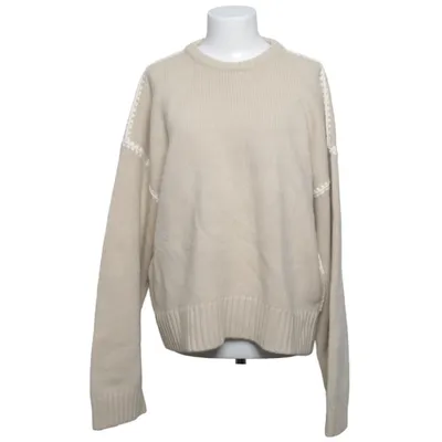 Sweater (Embroidered Wool Cashmere Knit) fra Totême Kashmir, Bomuld, Uld