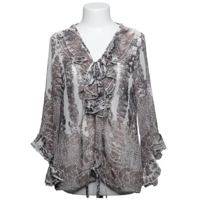 Blouse (Bruin, Wit) van Heine Polyester
