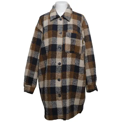 Overshirt (Brown, Black, White) from Ichi Polyester, Wool