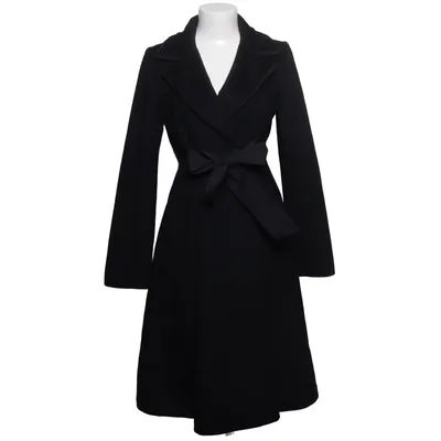Coat (Black) from Sportmax Cotton, Polyamide, Polyester, Wool