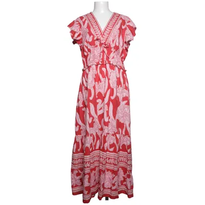 Robe longue (Rouge, Rose) de Léa Coton, Lin, Viscose